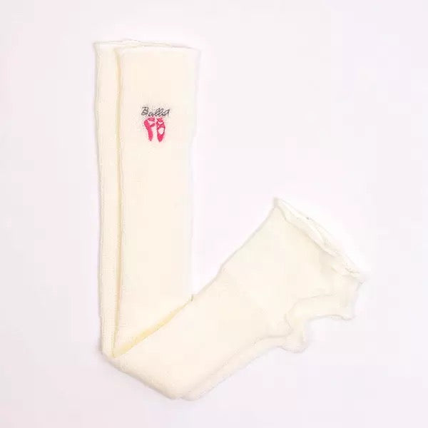 Kids’ White Leg Warmers