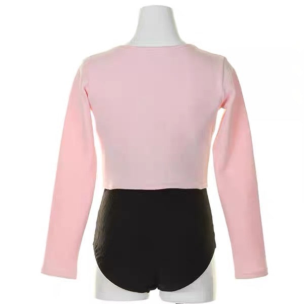 Girls Pink Ballet Top
