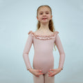 Girls Pink Ballet Onesies(1829/Dusty Pink)