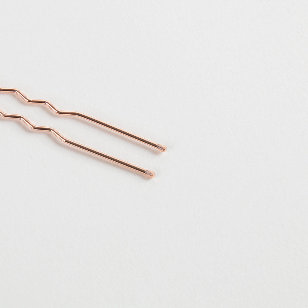 Girls Pink Metal Hairpin