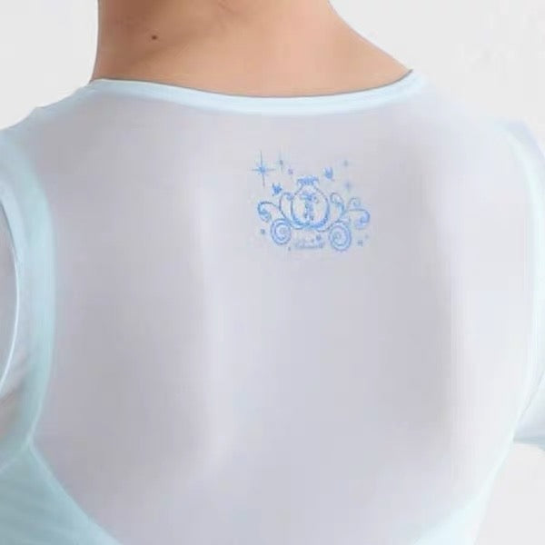 Kids’ Light Blue Ballet Long-Sleeve Top – Size L