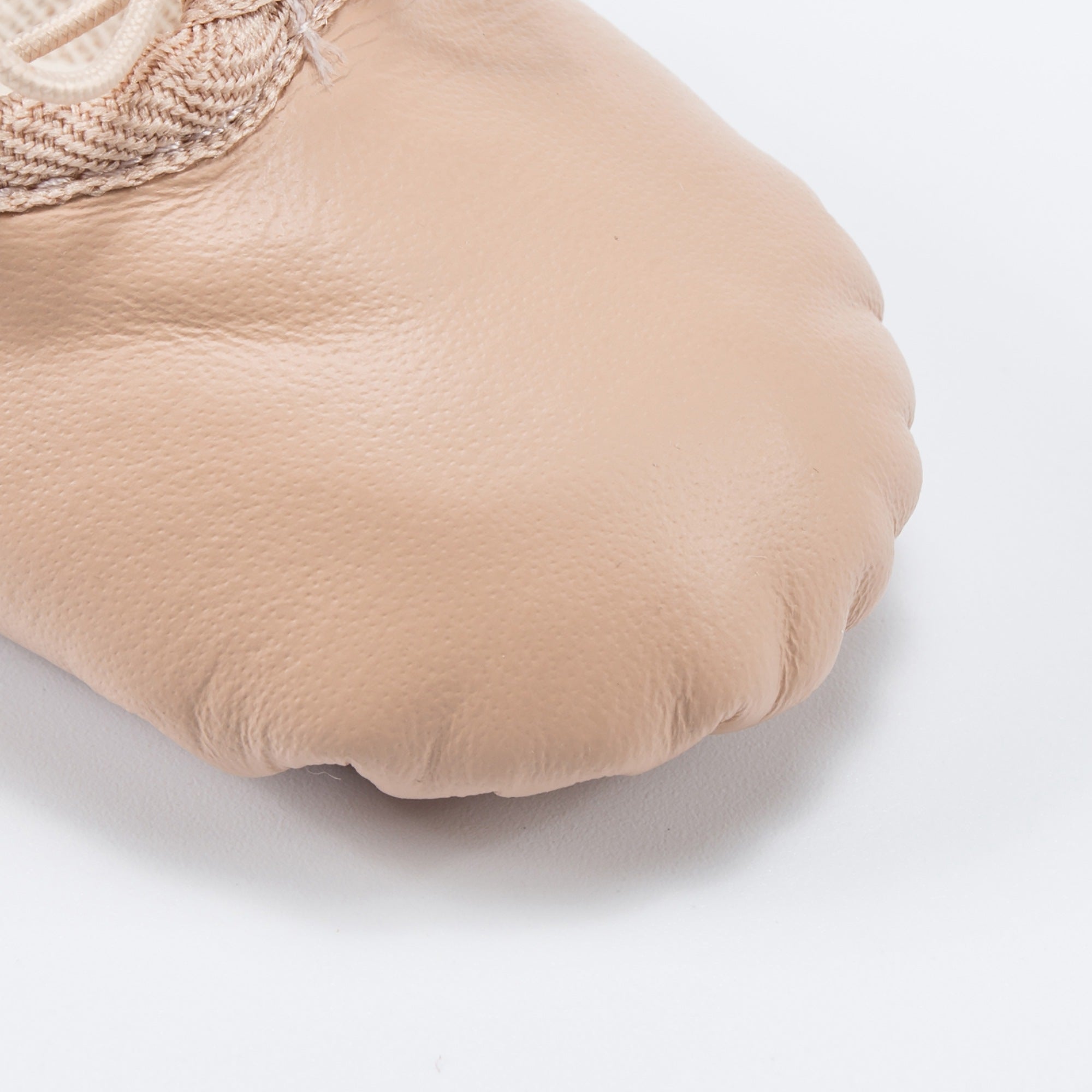 Girls Beige Leather Cowhide Shoes