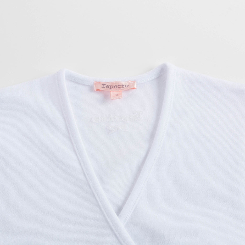 Girls White Cotton Top