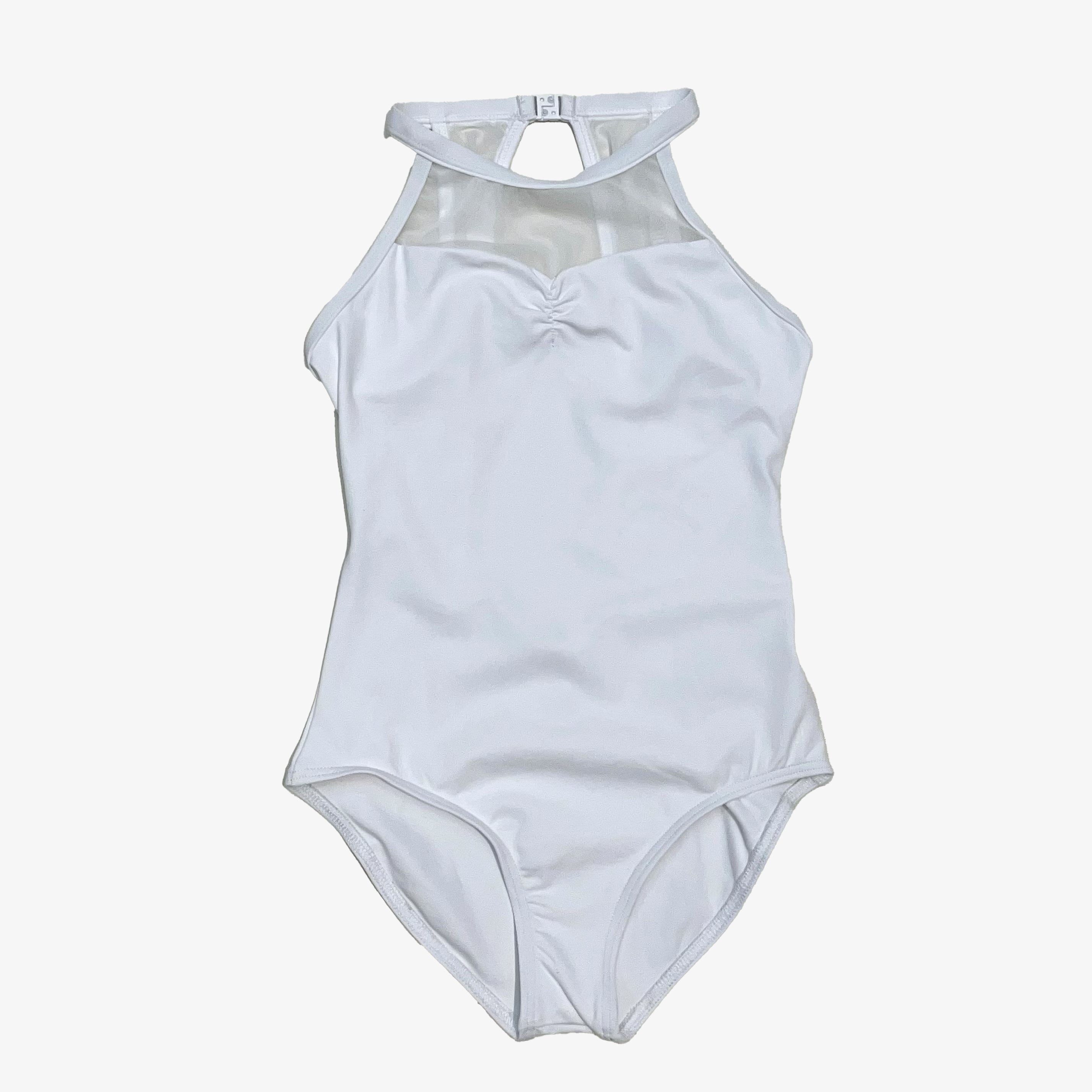 Girls White "Allison" Ballet Onesies(LUB899/WHITE)