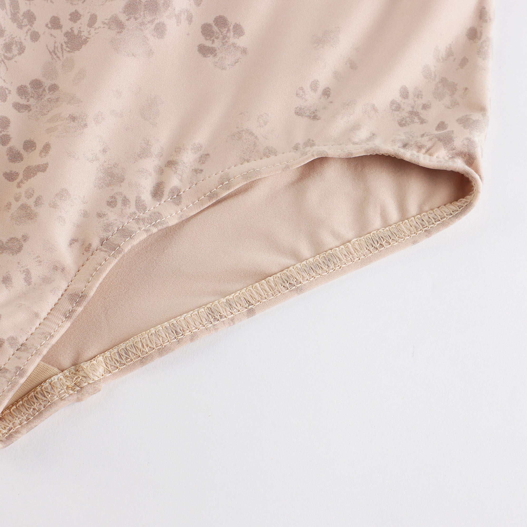 Girls Beige Printed Ballet Onesies(J231LE33VL/latte)