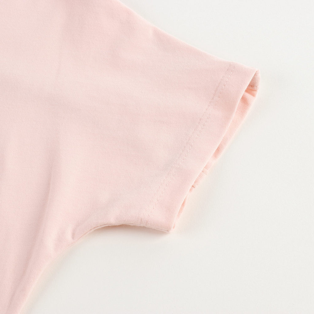 Girls Pink Cotton T-shirt