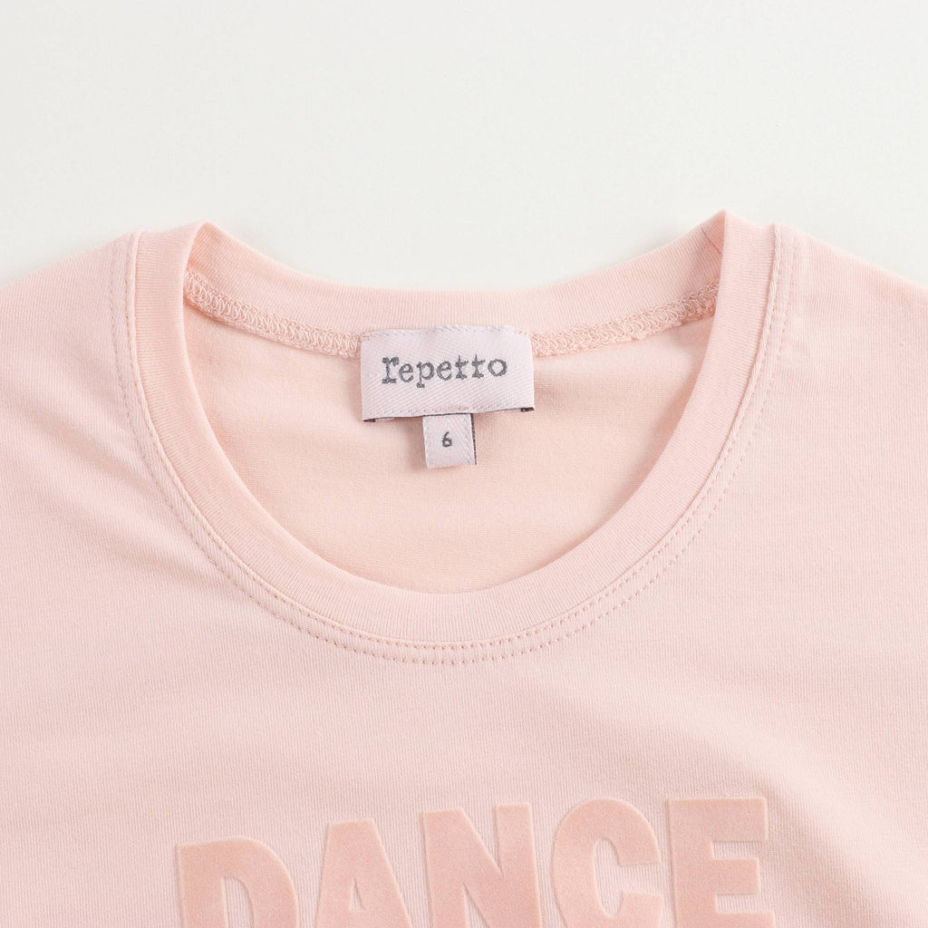 Girls Pink Cotton T-shirt
