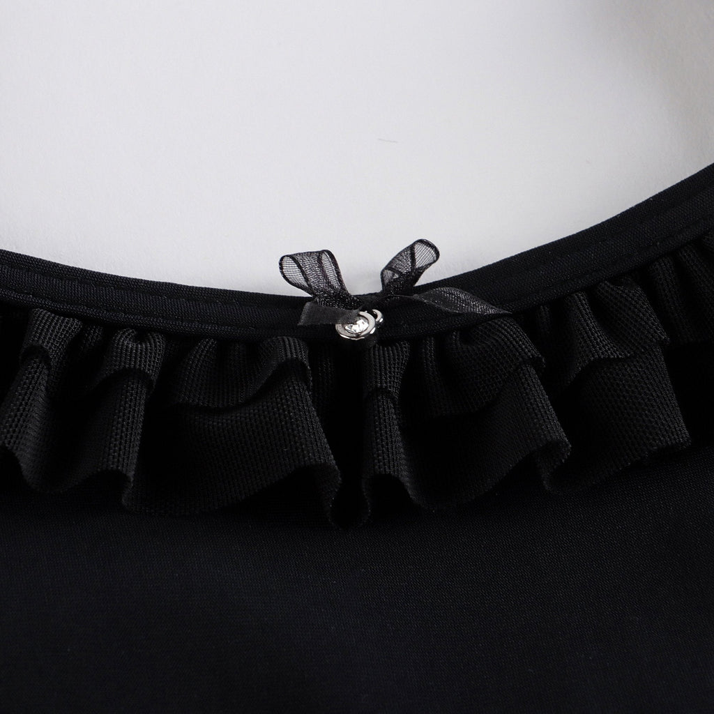 Girls Black Ballet Onesies