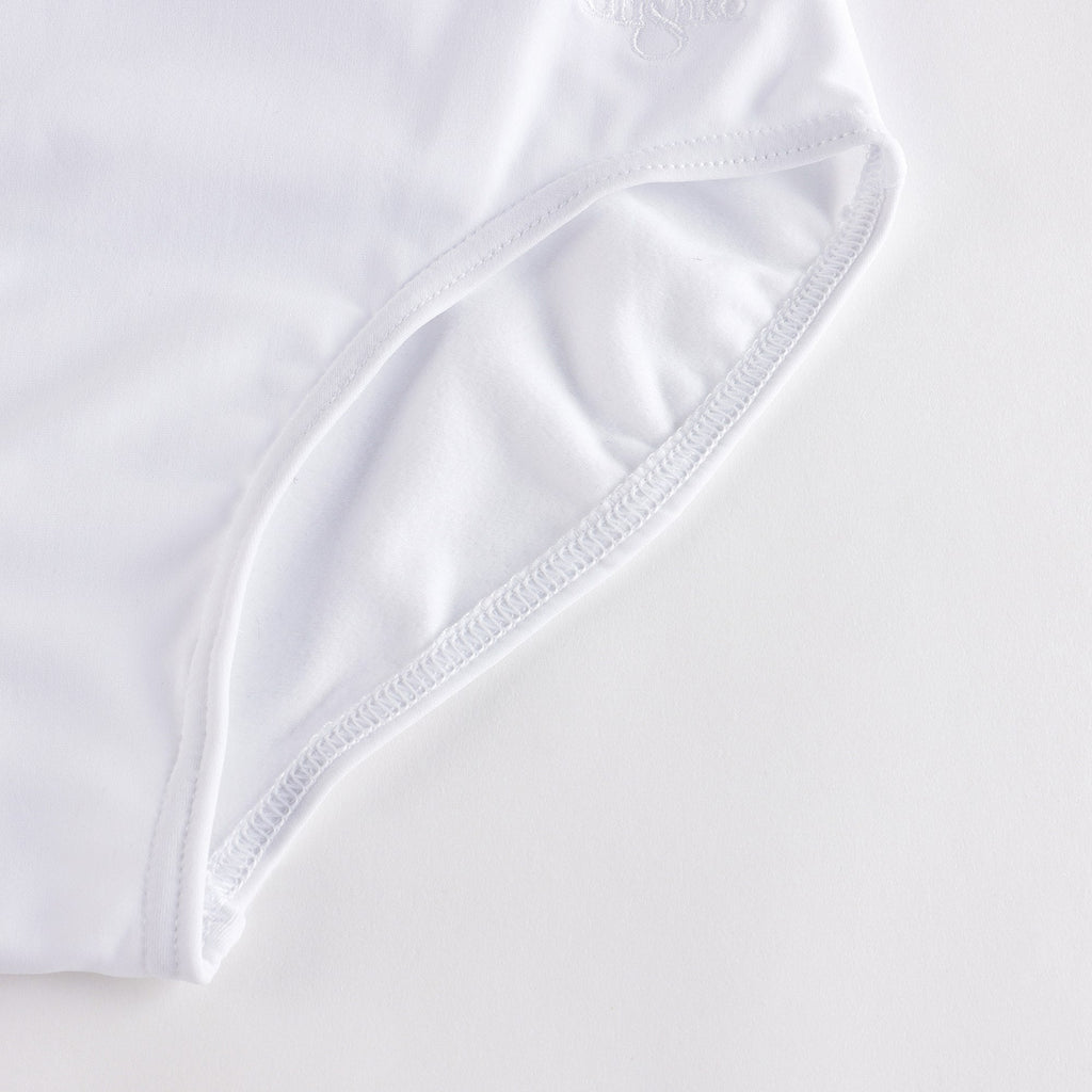 Girls White Ballet Onesies
