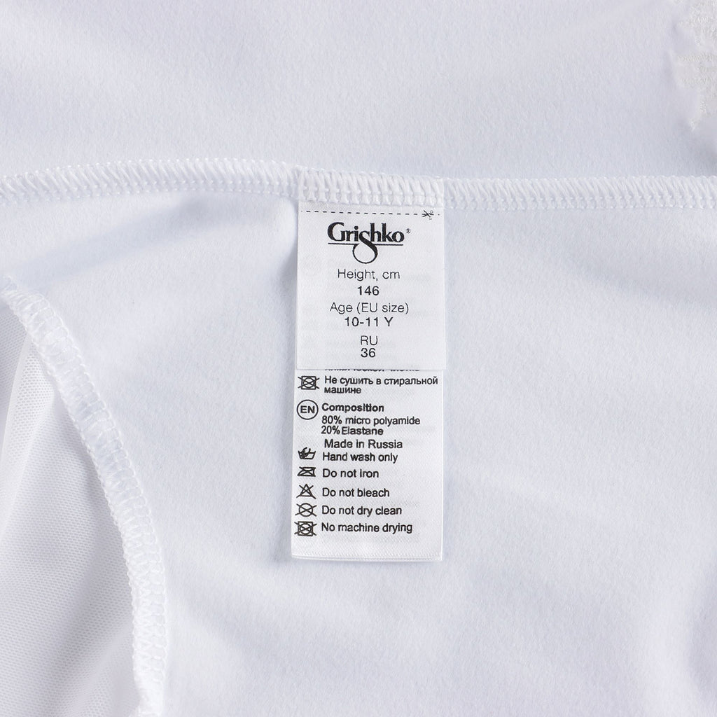 Girls White Ballet Onesies