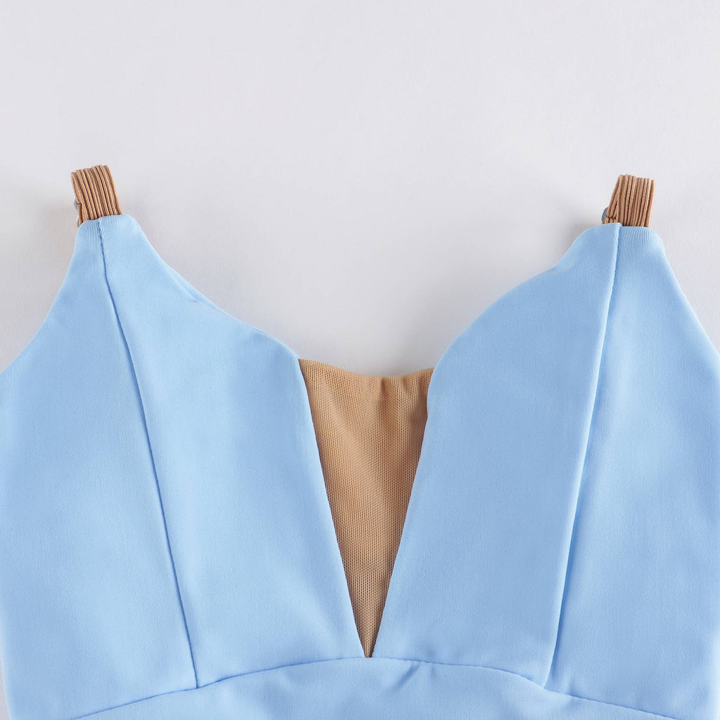 Girls Blue Ballet Onesies(DAD1930M/light blue)