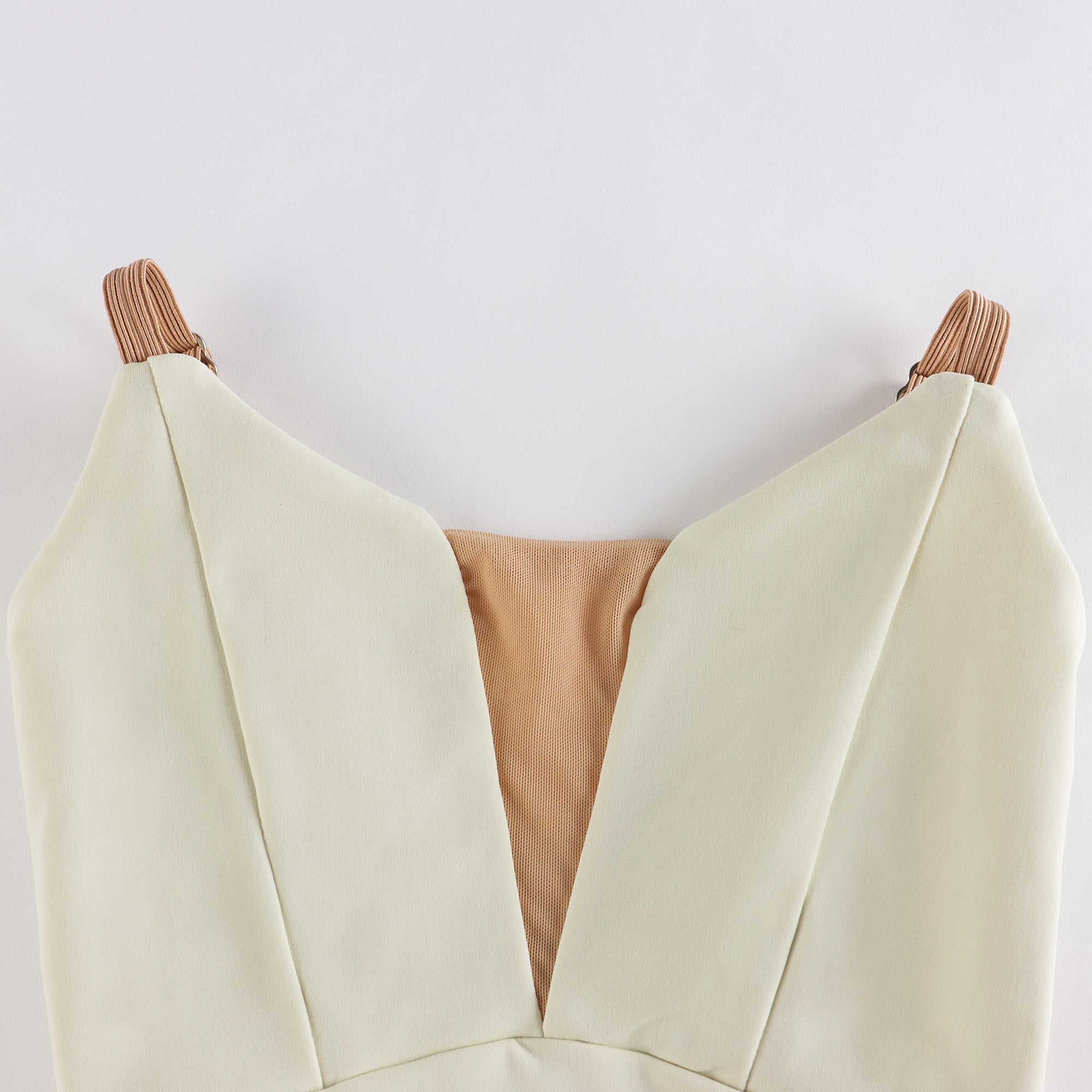 Girls Cream Ballet Onesies