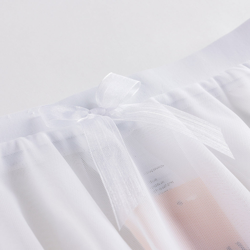 Girls White Ballet Skirt