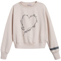 Girls Pink Cotton Sweatshirt