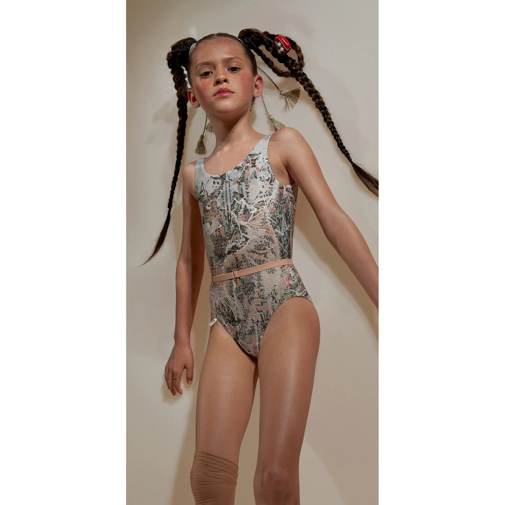 Girls Multicolor Ballet Onesies
