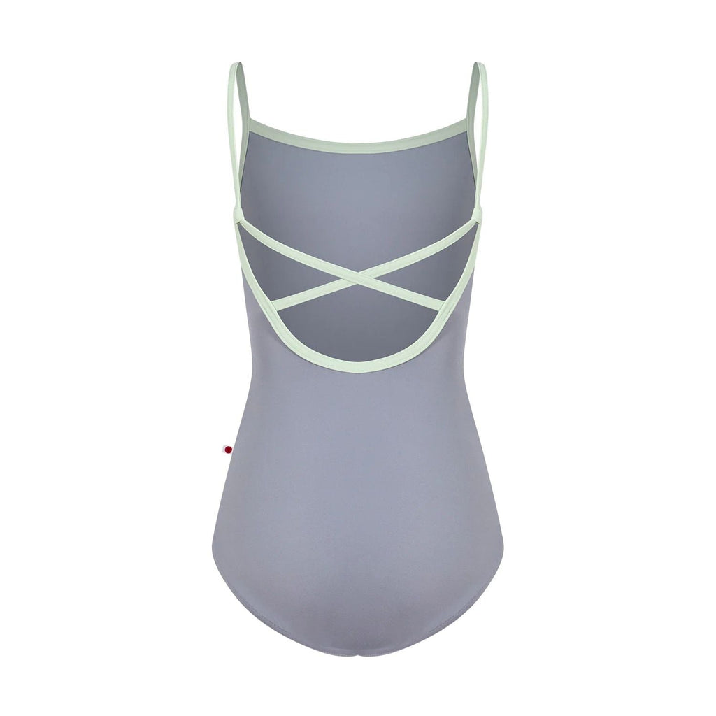 Girls Slate Grey "Daniela/T-Slate/T-Pistachio" Ballet Onesies
