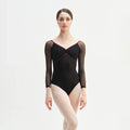 Girls Black "TERSICORE" Ballet Onesies(KC17124-C8/L13S+TP11+L31 - NERO)