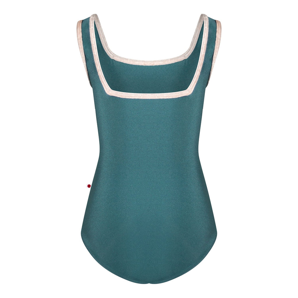 Girls Dark Green Ballet Onesies
