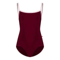 Girls Wine Red Ballet Onesies