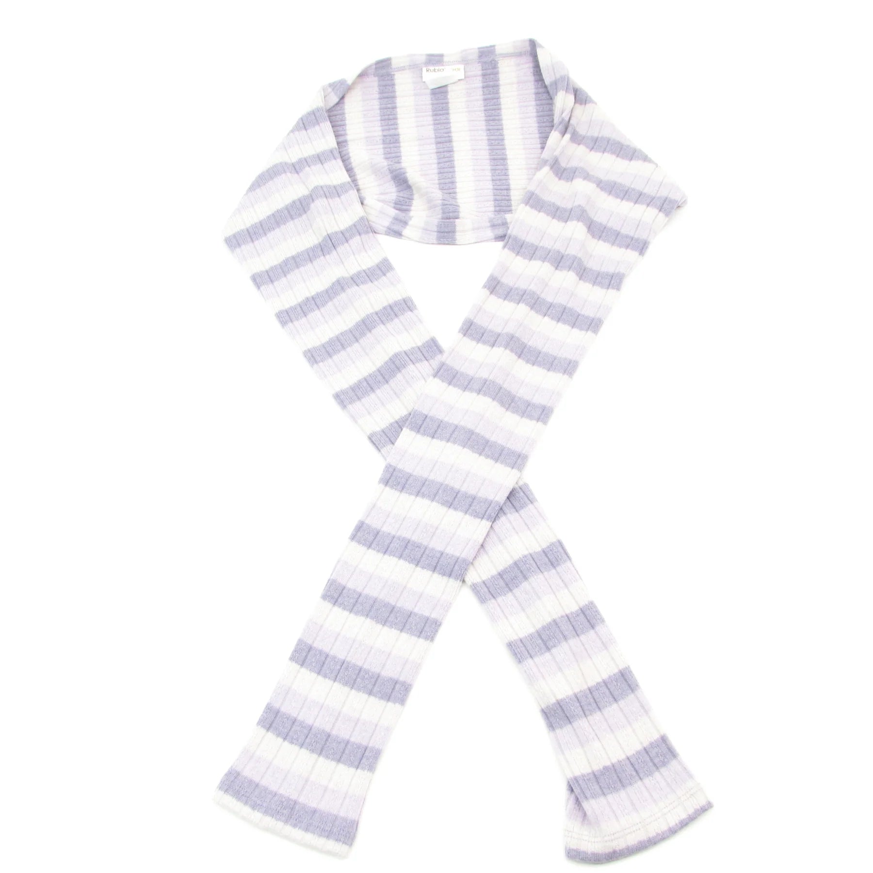 Girls Purple Stripes Ballet Shoulder Warmer