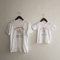 Girls White Printed Ballet Cotton T-Shirt([LEVPETIT] Grand Jeté T-shirt/JEWEL）