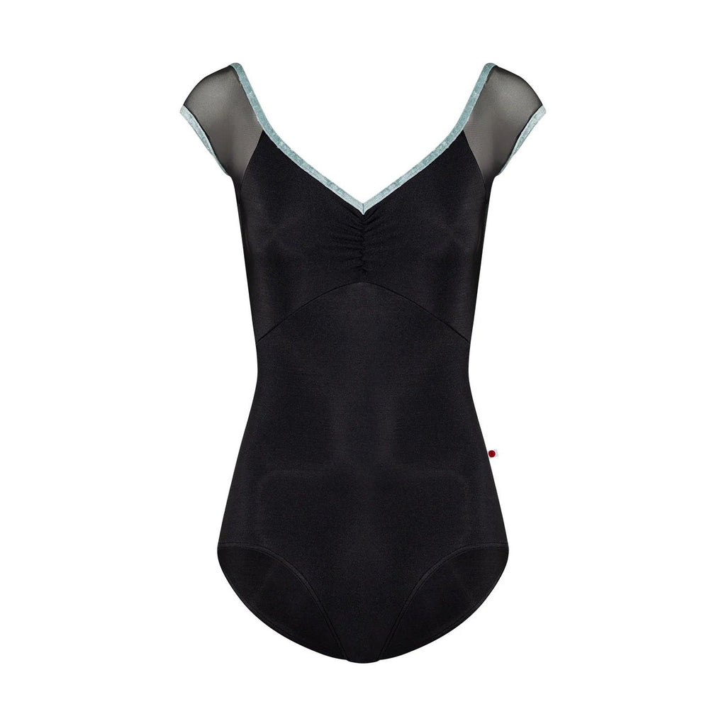 Women Black "Elli/N-Black/Mesh Black/CV-Ice" Ballet Onesies