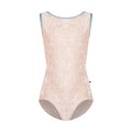 Girls Light Pink "Sofiane/CV-Misty Rose/CV-Ice" Velvet Ballet Onesies