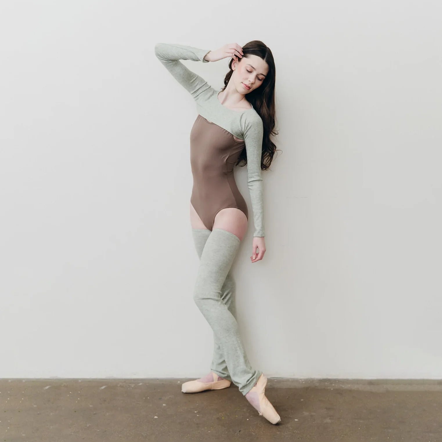 Women Light Green Ballet Leg Warmers(Morning - Leg Warmer)