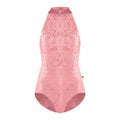 Women Pink "Noe/CV-Romance/T-Petal" Velvet Ballet Onesies