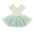 Girls Mint Ballet Onesies