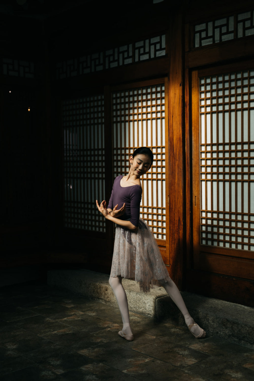 Girls Pink Ballet Skirt