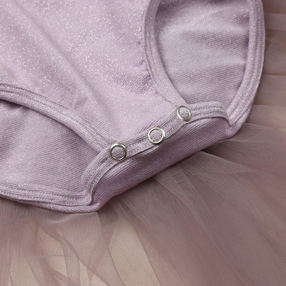 Girls Purple Ballet Onesies