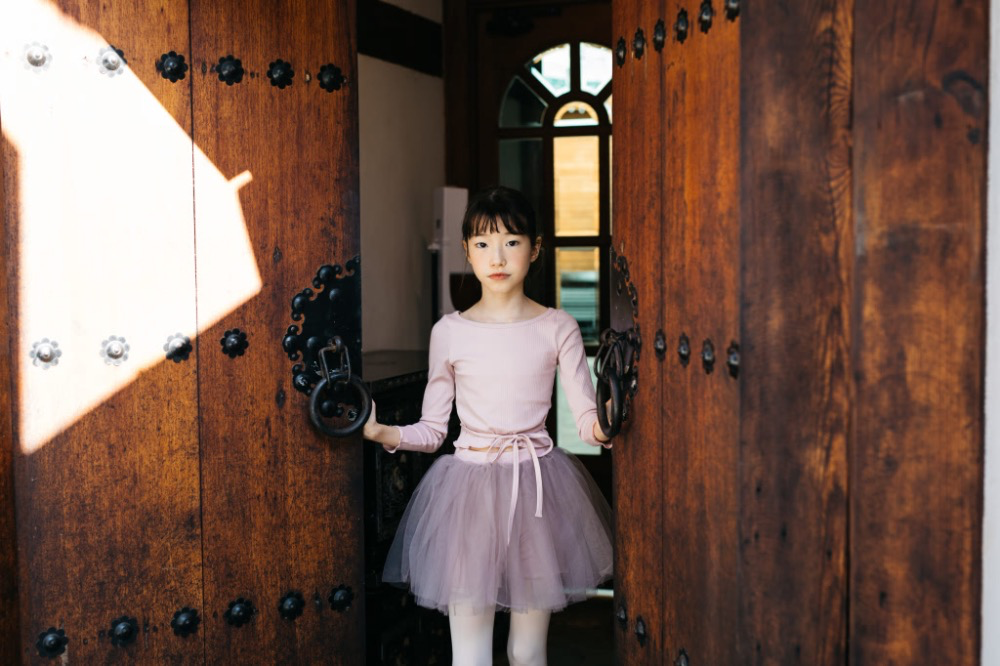 Girls Pink Ballet Set
