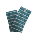 Girls Green Stripes Ballet Leg Warmers(Enchanted - KIDS leg warmers)