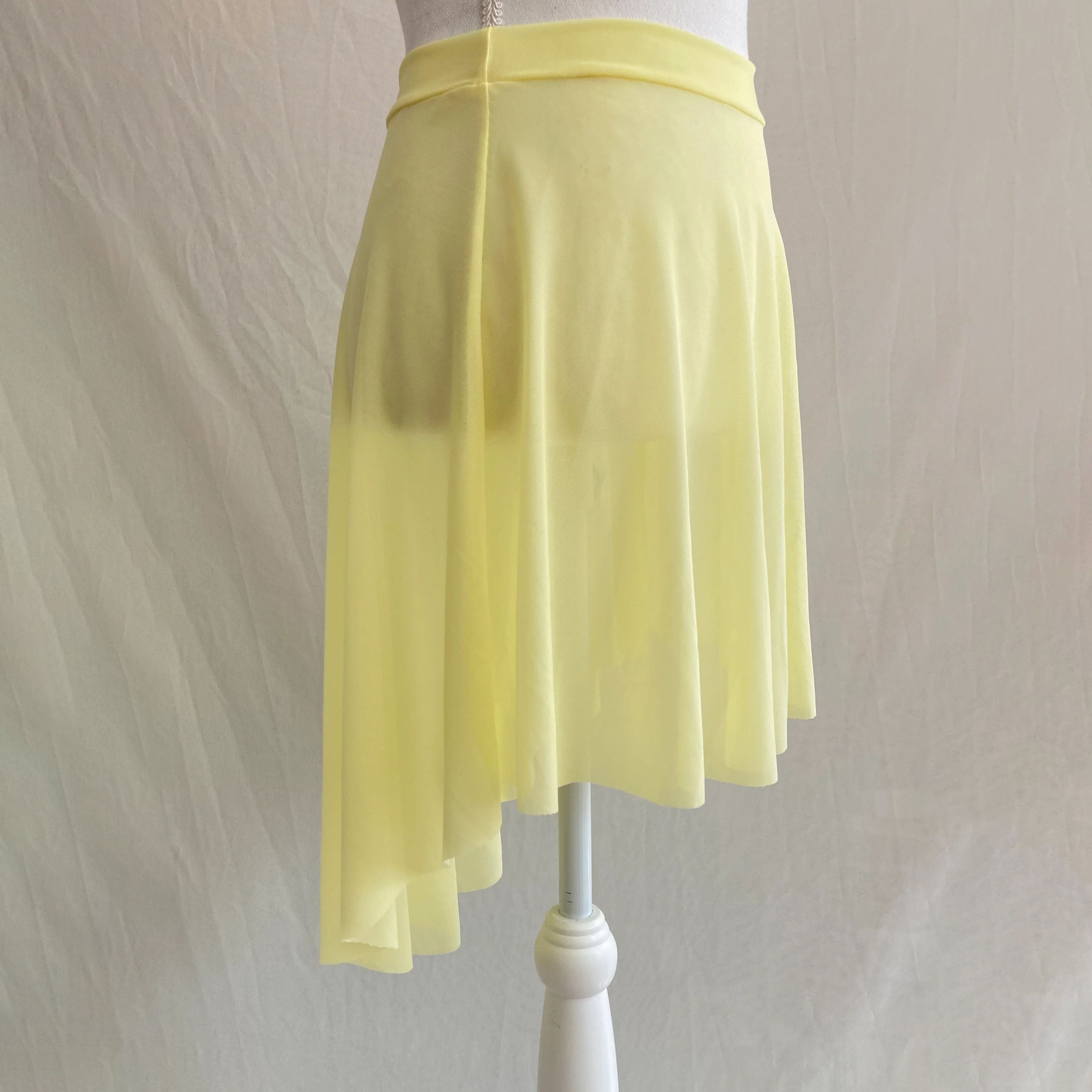 Women Yellow Ballet Skirt