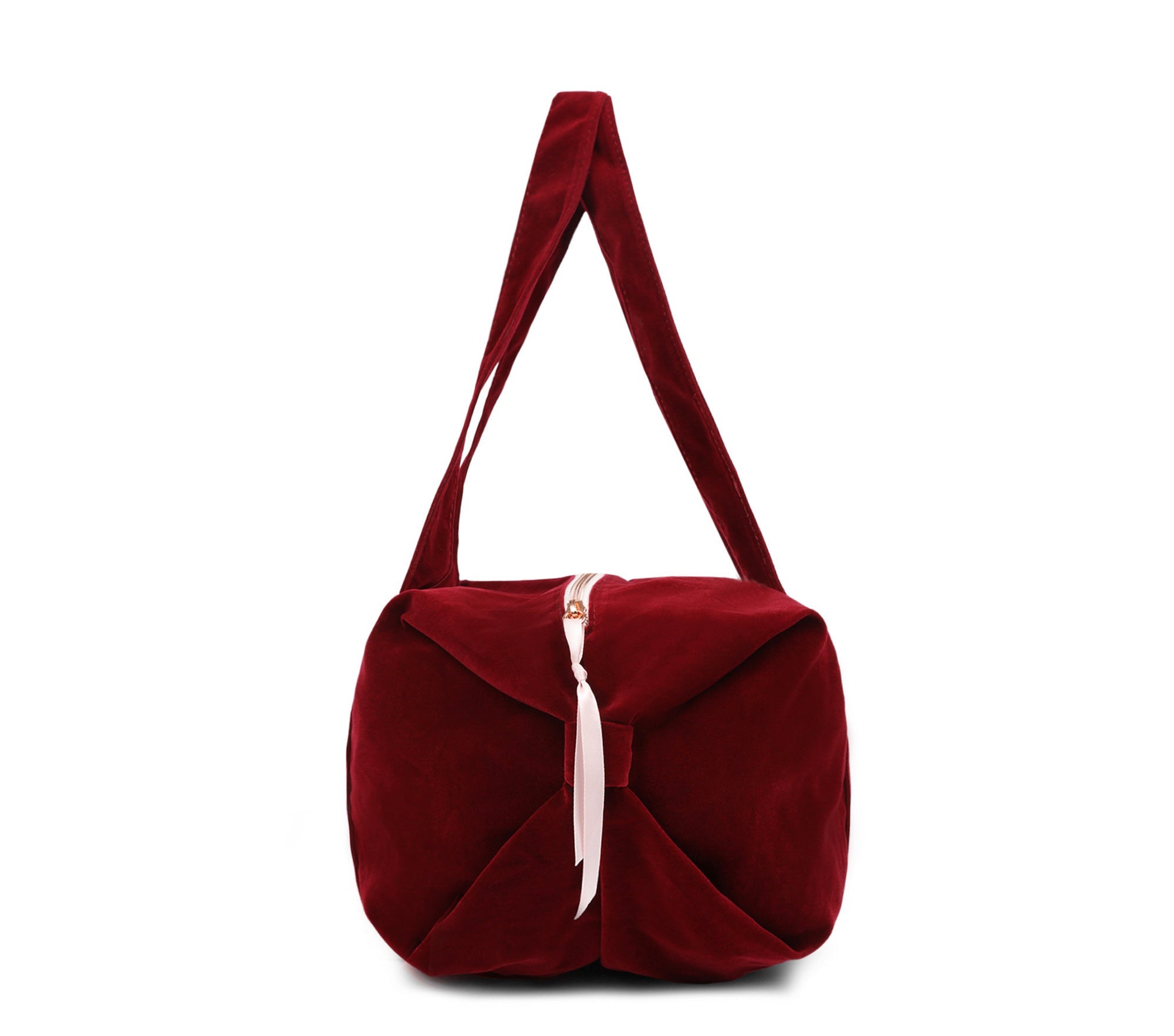 Girls Burgundy Ballet Bag
