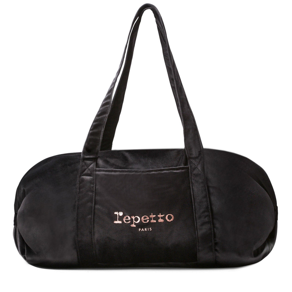 Girls Black Logo Ballet Bag(Size L）