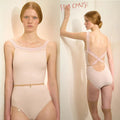 Girls Pearl Blush "JUNIOR ELEANOR" Ballet Onesies(J182LE33VL/pearl blush)