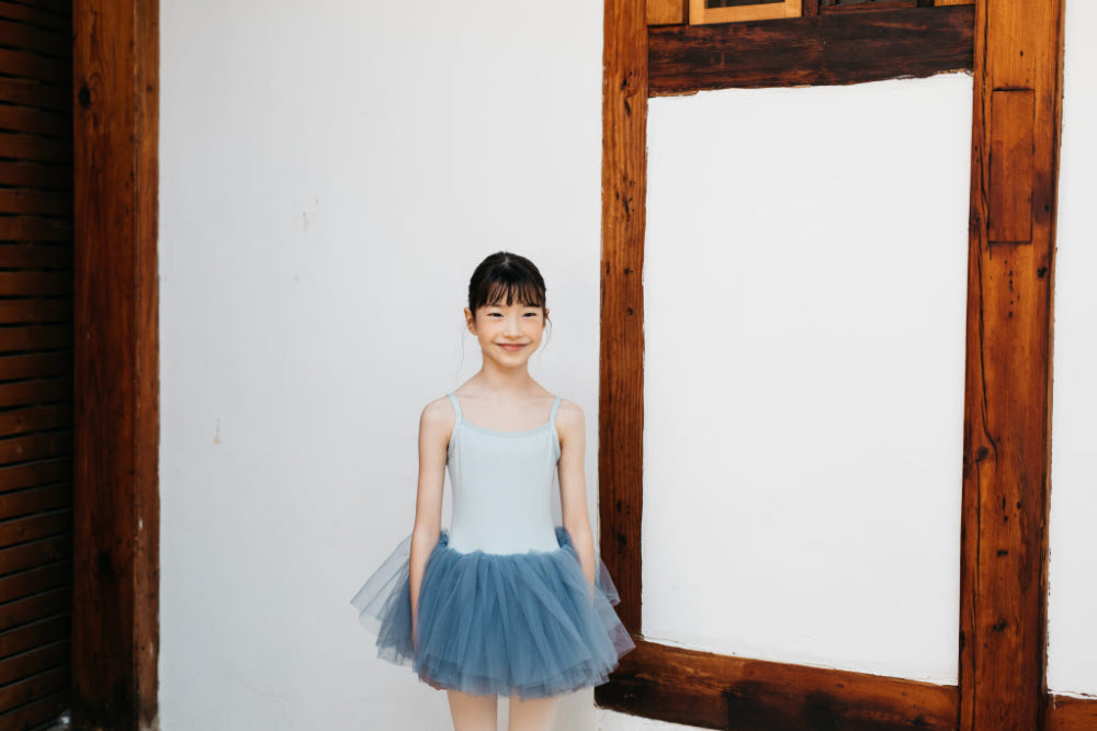 Girls Blue Ballet Onesies