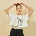 Women White Ballet T-Shirt
