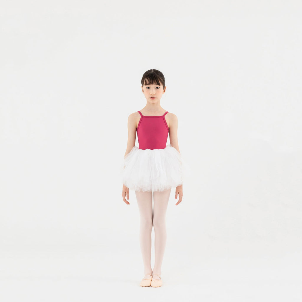 Girls White Ballet Skirt