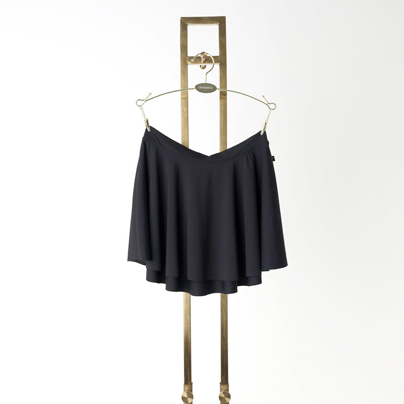 Women Black Ballet Skirt(denise pull-on skirt/BLACK)