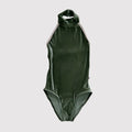 Girls Dark Green "Sarah/V-Safari/N-Toffee" Ballet Onesies