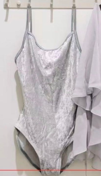 Women Silver "Tamara/CV-Silver/N-Silver" Ballet Onesies
