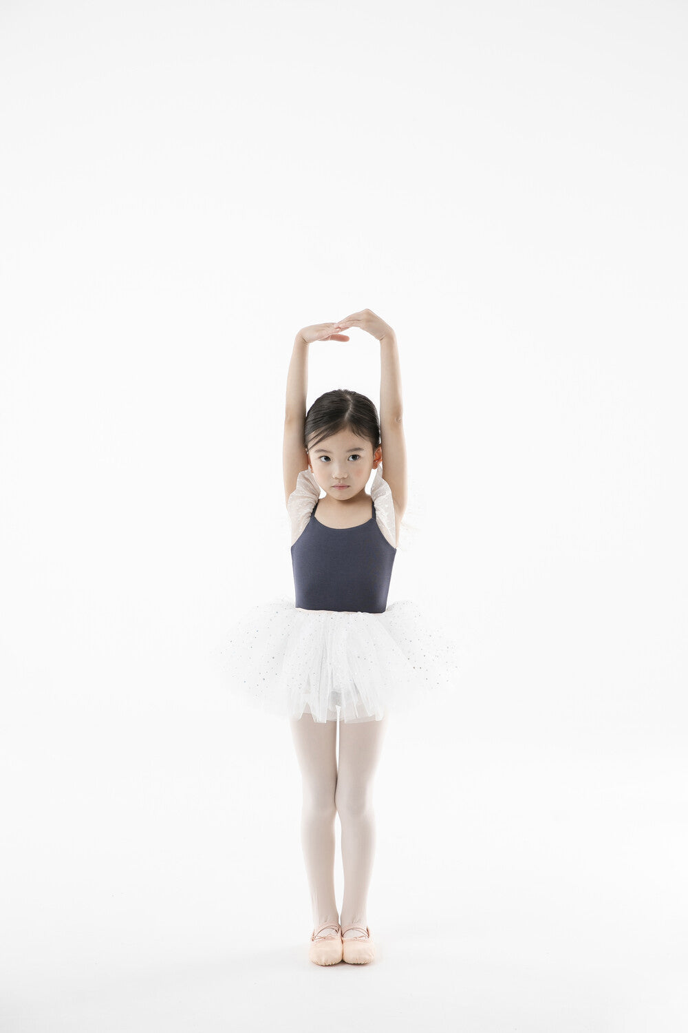 Girls Navy Ballet Onesies Set