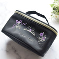 Girls Black"g60/F(Lyra Fairy)Purple"Vanity Pouch(W 17 x H 9 x D 6.5 cm)