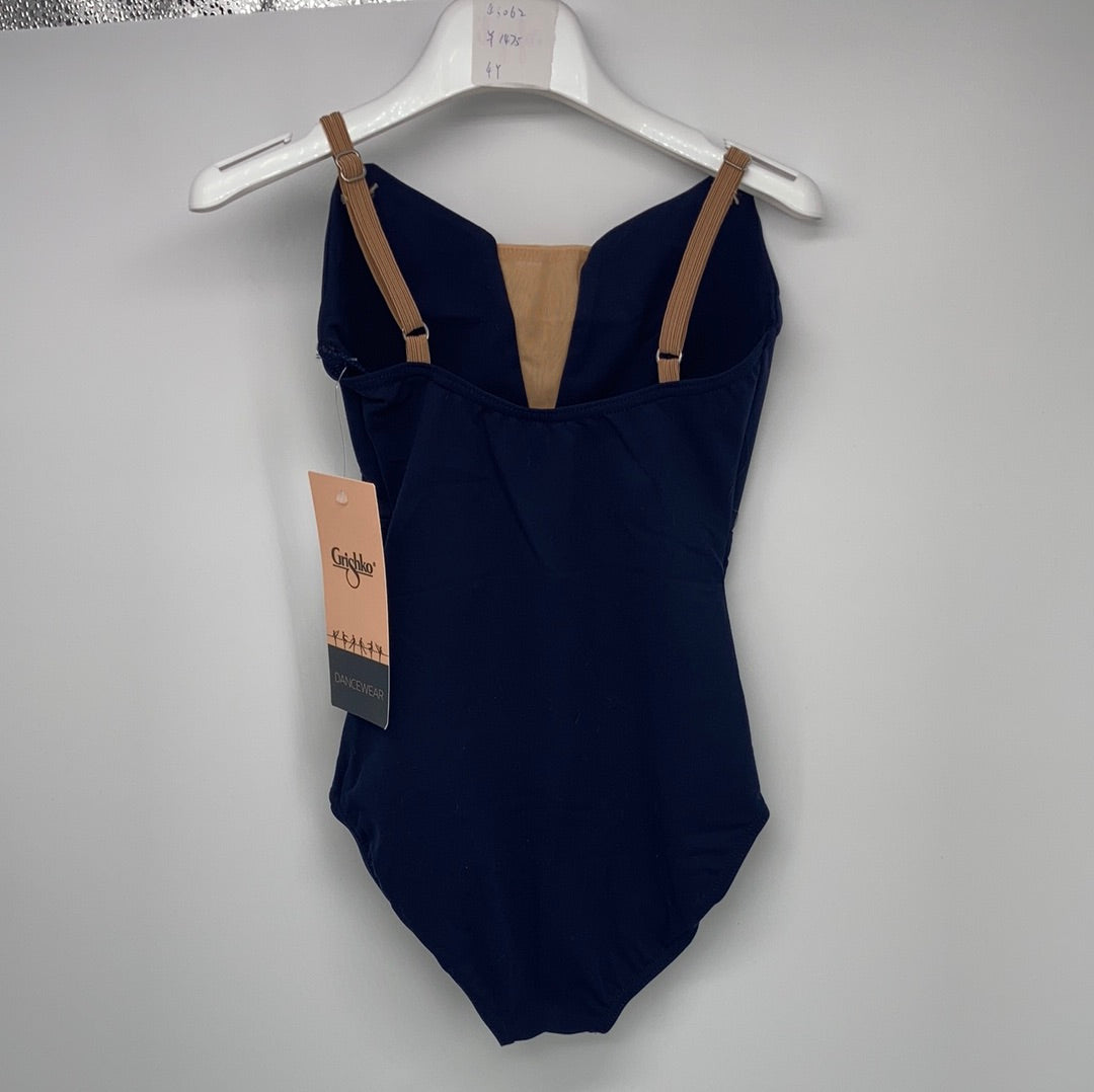 Girls Navy Ballet Onesies