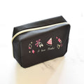 Girls Black"item27/C(Allerkinada)Pink"Vanity Pouch(L 12 x W 15 x D 5.5 cm)