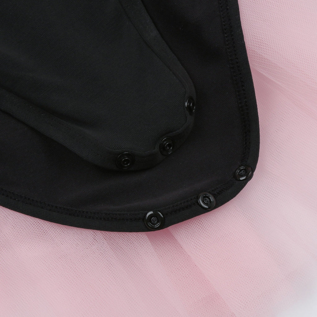 Girls Pink Ballet Onesies