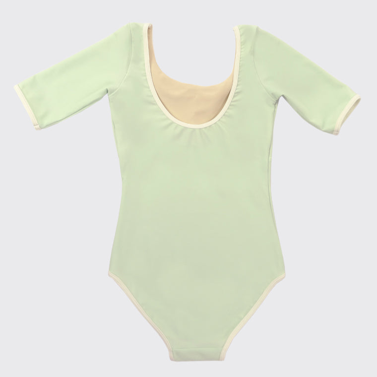 Girls Green Ballet Onesies